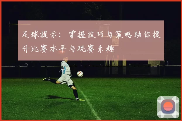足球提示：掌握技巧与策略助你提升比赛水平与观赛乐趣